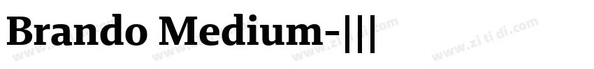 Brando Medium字体转换